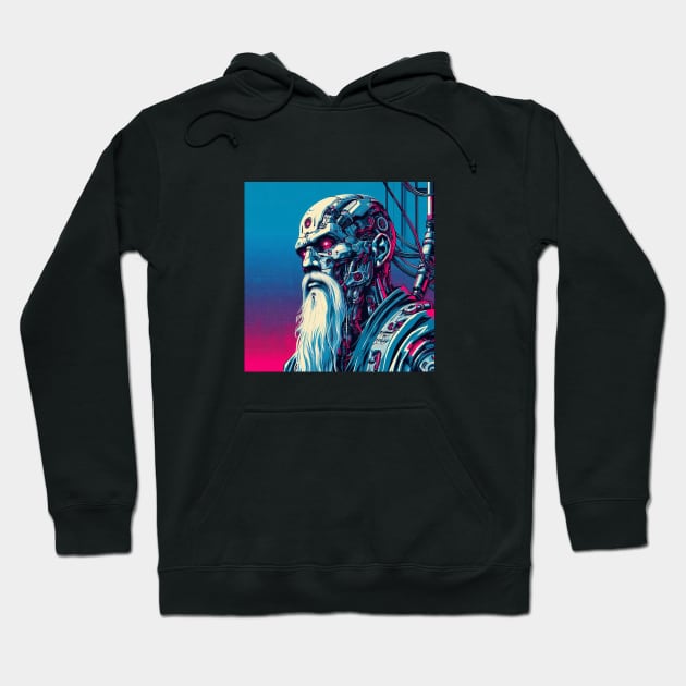 Cyber Monk Hoodie by Cyber Prints